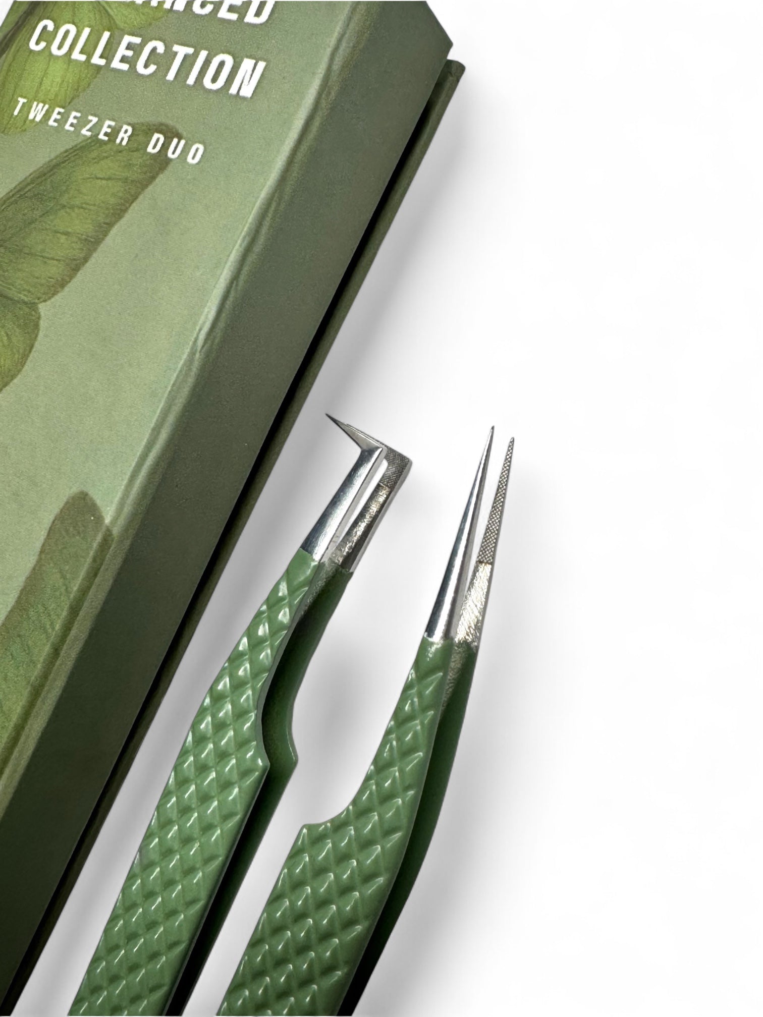 “Jade” Tweezer Duo